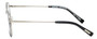 Side View of Eyebobs BFF 3173-00 Designer Bi-Focal Prescription Rx Eyeglasses in Silver Black Unisex Oval Full Rim Metal 46 mm
