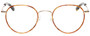 Front View of Eyebobs BFF 3173-06 Designer Bi-Focal Prescription Rx Eyeglasses in Orange Tortoise Havana Gold Unisex Oval Full Rim Metal 46 mm