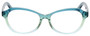 Front View of Eyebobs CPA 2738-59 Designer Single Vision Prescription Rx Eyeglasses in Blue Green Crystal Fade Unisex Cateye Full Rim Acetate 51 mm