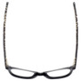Top View of Eyebobs Florence 2746-00 Ladies Cateye Designer Reading Glasses Black Crystal 47mm