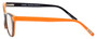 Side View of Eyebobs Florence 2746-77 Ladies Cateye Designer Reading Glasses Purple Orange 47mm