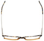 Top View of Eyebobs Gus 3155-77 Men's Designer Reading Glasses Tortoise Amber Gunmetal 57 mm