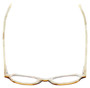 Top View of Eyebobs Heda Letus 2744-06 Round Reading Glasses Tortoise Marble White Horn 47mm