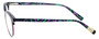 Side View of Eyebobs Low Hanging Fruit 3159-52 Women Reading Glasses Purple Green Marble 50mm