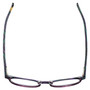 Top View of Eyebobs Low Hanging Fruit 3159-52 Women Reading Glasses Purple Green Marble 50mm