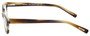 Side View of Eyebobs Over Served 2226-87 Designer Blue Light Blocking Eyeglasses in Brown Horn Marble Unisex Round Full Rim Acetate 51 mm