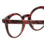 Close Up View of Eyebobs Reva 2747-01 Cateye Designer Reading Glasses Red Black Marble Swirl 45mm