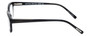 Side View of Eyebobs Stew Zoo 2898-00 Designer Single Vision Prescription Rx Eyeglasses in Black Snake Skin Ladies Cateye Full Rim Acetate 52 mm