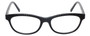 Front View of Eyebobs Stew Zoo 2898-00 Designer Bi-Focal Prescription Rx Eyeglasses in Black Snake Skin Ladies Cateye Full Rim Acetate 52 mm