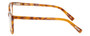 Side View of Eyebobs Sweetie 3150-06 Designer Bi-Focal Prescription Rx Eyeglasses in Orange Tortoise Havana Unisex Cateye Full Rim Acetate 54 mm