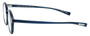 Side View of Eyebobs Top Notch 2444-10 Unisex Round Designer Reading Glasses Cobalt Blue 47mm