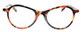 Front View of Eyebobs Barbee Q 2603 30 Women Cateye Reading Glasses Orange Tortoise Brown 49mm