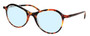 Profile View of Eyebobs Barbee Q 2603 30 Designer Blue Light Blocking Eyeglasses in Orange Tortoise Havana Brown Ladies Cateye Full Rim Acetate 49 mm