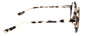 Side View of Eyebobs Flip 2607 11 Designer Blue Light Blocking Eyeglasses in Caramel Brown Black Tortoise Havana Grey Unisex Round Full Rim Acetate 49 mm