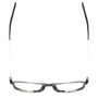 Top View of Eyebobs Schmoozer 609 11 Designer Reading Glasses Grey Tortoise & Gun Metal 51mm