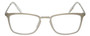 Front View of Eyebobs Jack Dandy Square Designer Reading Glasses Gun Metal Silver Crystal 51mm