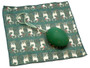 Holiday Christmas Theme Cleaning Cloth, The Egg in Green (Style 1)