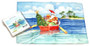 Holiday Christmas Theme Cleaning Cloth, Santa's Delivery