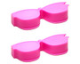 Calabria Kool Klean 2 Pack Eyeglass Lens Cleaner Kit Pink 15 ml Cleaning Spray, White Microfiber Cleaning Cloth Cleaning Kit