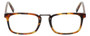 Front View of Eyebobs Mensch Designer Reading Glasses Tortoise Havana Brown Gold Crystal 52 mm