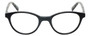 Front View of Eyebobs Miss Judged Designer Reading Eye Glasses with Prescription Progressive Rx Lenses in Black Marble Tortoise Havana Grey Ladies Cateye Full Rim Acetate 47 mm