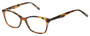 Profile View of Eyebobs Not Tonight Designer Progressive Lens Prescription Rx Eyeglasses in Light Tortoise Havana Brown Gold Crystal Ladies Cateye Full Rim Acetate 51 mm