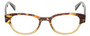 Front View of Eyebobs Rita Book Ladies Round Reading Glasses Tortoise Brown Gold Crystal 47 mm