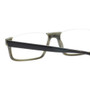 Close Up View of Eyebobs Size Matters Square .5-Rimless Designer Reading Glasses Gloss Black 56mm