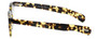 Side View of Eyebobs Total Wit Designer Reading Eye Glasses with Prescription Progressive Rx Lenses in Tortoise Havana Brown Light Gold Crystal Unisex Round Full Rim Acetate 46 mm