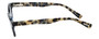 Side View of Eyebobs Bench Mark Ladies Cateye Reading Glasses in Black Brown Tort Havana 46mm