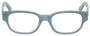 Front View of Eyebobs Bossy Designer Reading Eye Glasses with Prescription Progressive Rx Lenses in Blue Jean Unisex Square Full Rim Acetate 51 mm