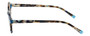Side View of Eyebobs Cheap Therapy Designer Reading Eye Glasses with Prescription Bi-Focal Rx Lenses in Blue Brown Grey Tortoise Havana Unisex Round Full Rim Acetate 45 mm