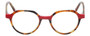 Front View of Eyebobs Cheap Therapy Ladies Designer Reading Glasses Brown Red Gold Tort 45 mm
