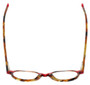 Top View of Eyebobs Cheap Therapy Ladies Designer Reading Glasses Brown Red Gold Tort 45 mm