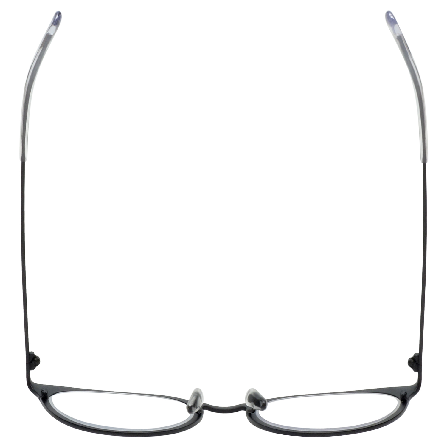 Eyebobs Jim Dandy Unisex Round Designer Reading Glasses Satin Black