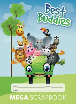 Writer Best Buddies Mega Scapr Book Scrap 64 pages 330x245mm PK10 Writer Best Buddies Mega Scapr Book Scrap 64 pages 330x245mm PK10