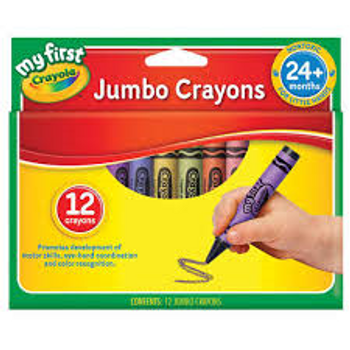 Crayola Crayons Jumbo Extra Large Assorted Pk 12 Crayola Crayons Jumbo Extra Large Assorted Pk 12