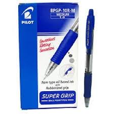 Pilot BPGP-10R Super Grip Ballpoint Fine Bx12