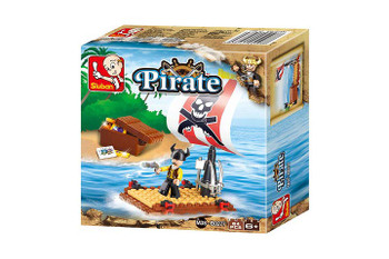 B0277 PIRATE TREASURE HUNT 64 PCS