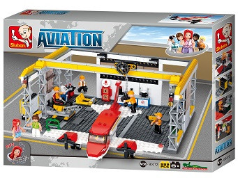 B0372 AVIATION AIRCRAFT HANGAR 596 PCS 