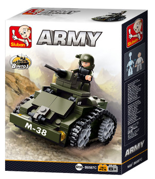 B0587C ARMY ARMOURED CAR 151 PCS