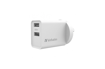Verbatim Dual USB Port Wall Charger 2.4A Verbatim Dual USB Port Wall Charger 2.4A