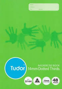 Dotted Thirds 18mm Exercise Book 96 Pages Pk10 Dotted Thirds 18mm Exercise Book 96 Pages Pk10
