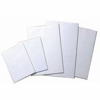 White Ruled Pad 6 x 4 100 leaf Pk20 White Ruled Pad 6 x 4 100 leaf Pk20