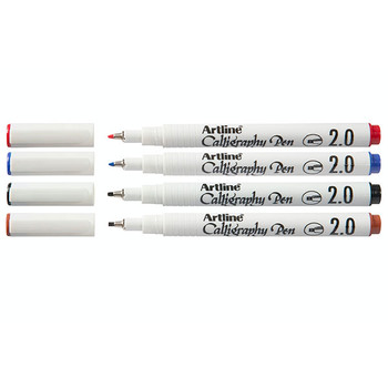 Artline Calligraphy Pen 2.0 Assorted PACK 4 Artline Calligraphy Pen 2.0 Assorted PACK 4