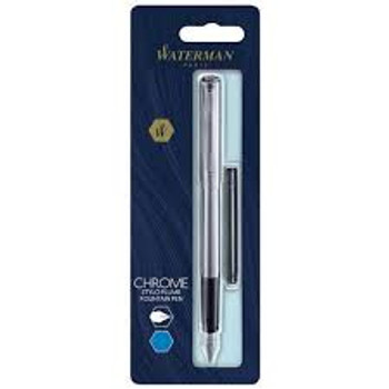 Waterman Graduate Allure Fountain Pen Chrome Trim Waterman Graduate Allure Fountain Pen Chrome Trim