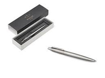 Parker Jotter Stainless Steel Ballpoint Pen Chorme Trim Parker Jotter Stainless Steel Ballpoint Pen Chorme Trim