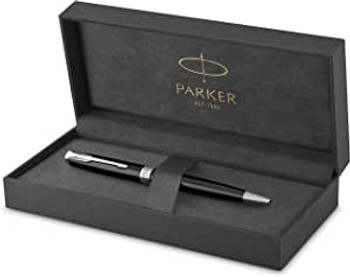 Parker Sonnet Ballpoint Pen Black Lacqer Chrome Trim Parker Sonnet Ballpoint Pen Black Lacqer Chrome Trim