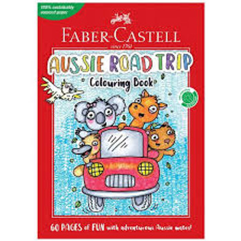 Faber-Castell Aussie Road Trip Colouring Book 60 Page Faber-Castell Aussie Road Trip Colouring Book 60 Page