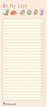 Collins Woodland Slim Magnetic List Pad Collins Woodland Slim Magnetic List Pad
